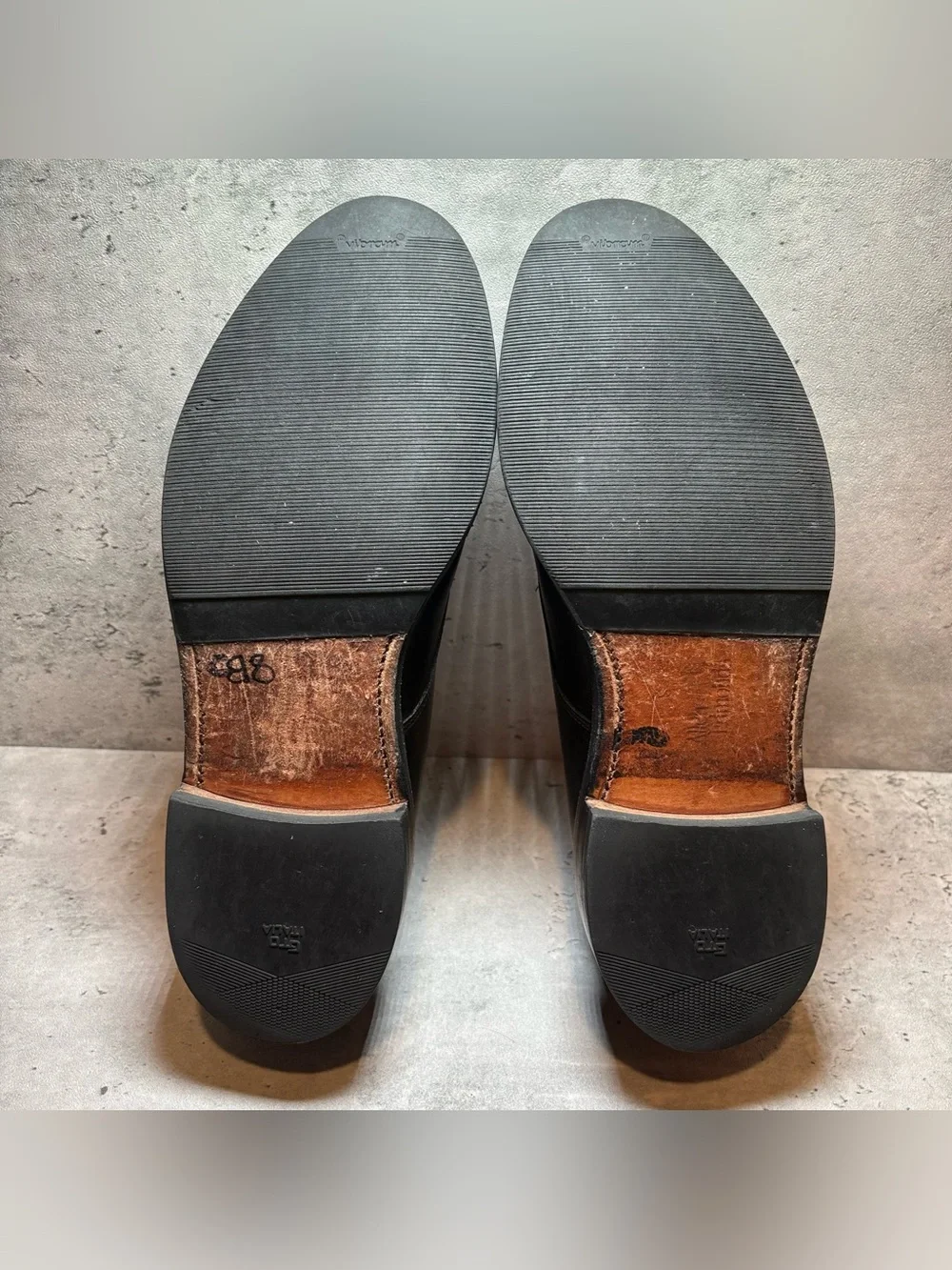 Allen Edmonds Walton Split Toe Mens Dress Shoes Oxfords Black Leather 8.5 D